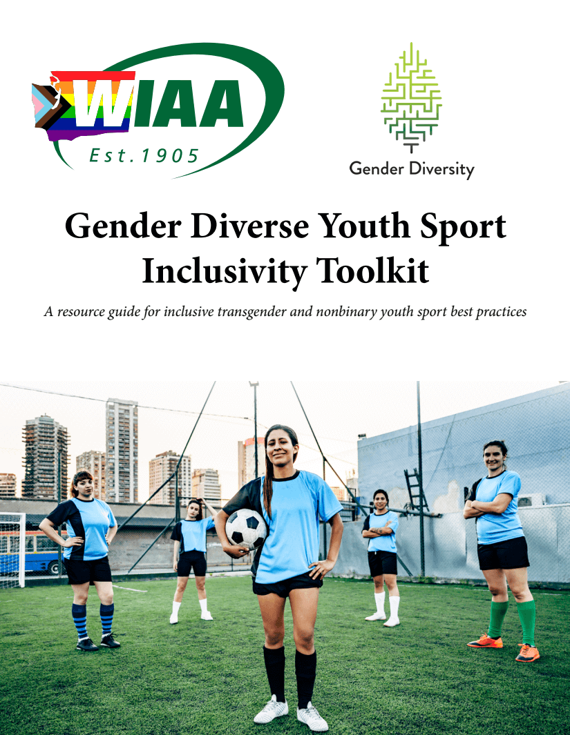Cover page of Gender Diverse Youth Sport Inclusivity Toolkit
